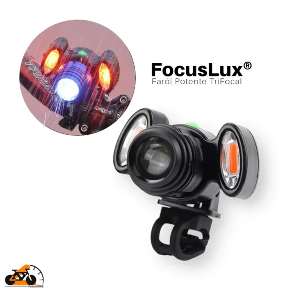 FocusLux® - Farol de Bicicleta