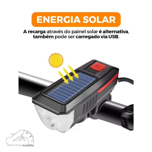 CyclaSun® - Farol com Painel Solar | 30% OFF - Image 2