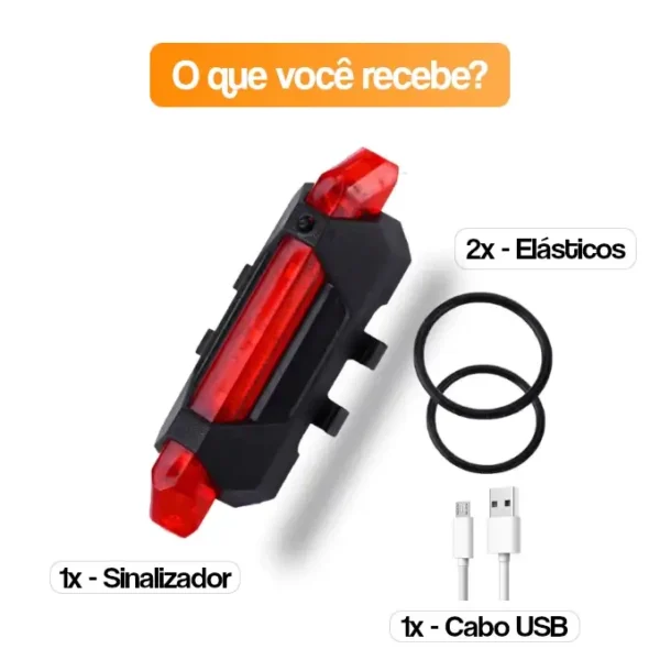 Sinalizador Traseiro Recarregável - Image 5